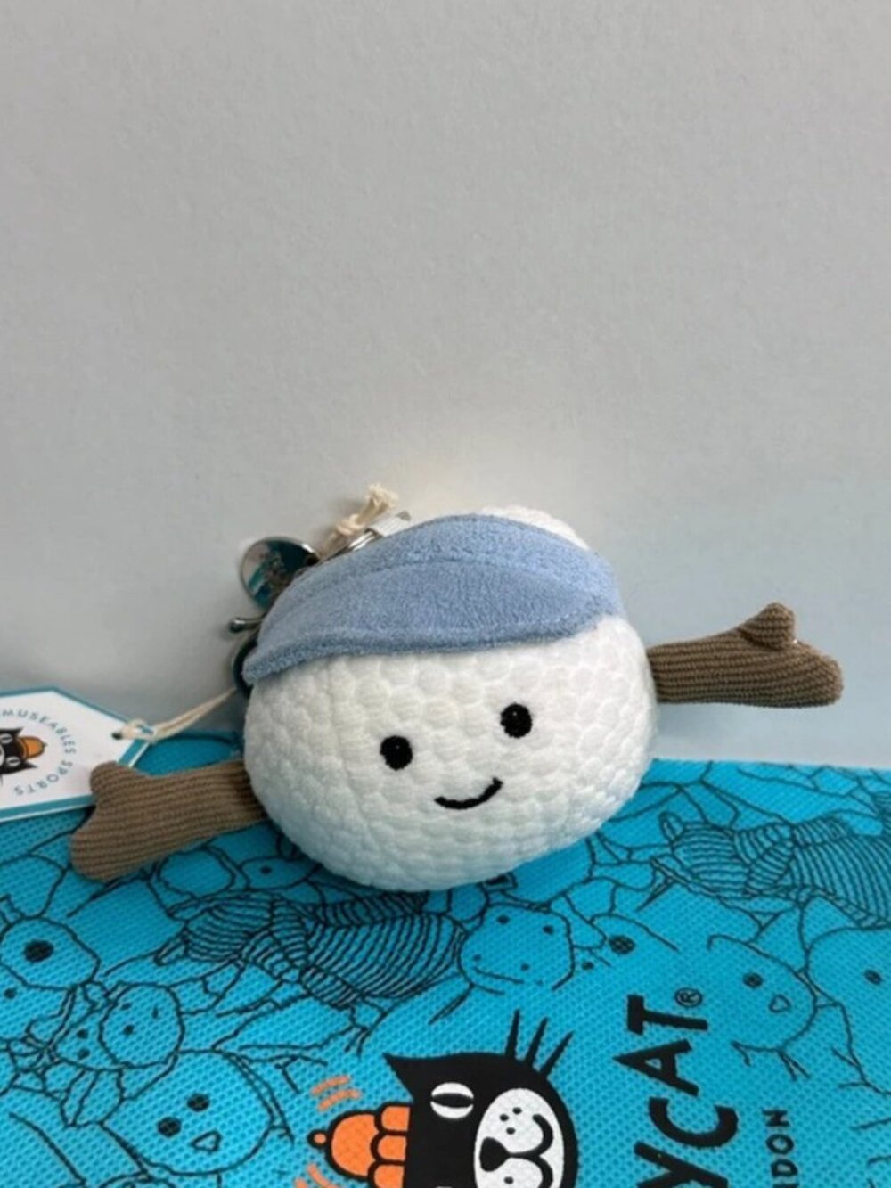 NWT Jellycat Amuseables Sports Golf Bag Charm Keychain
